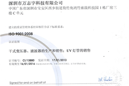 万志宇ISO9001:2008